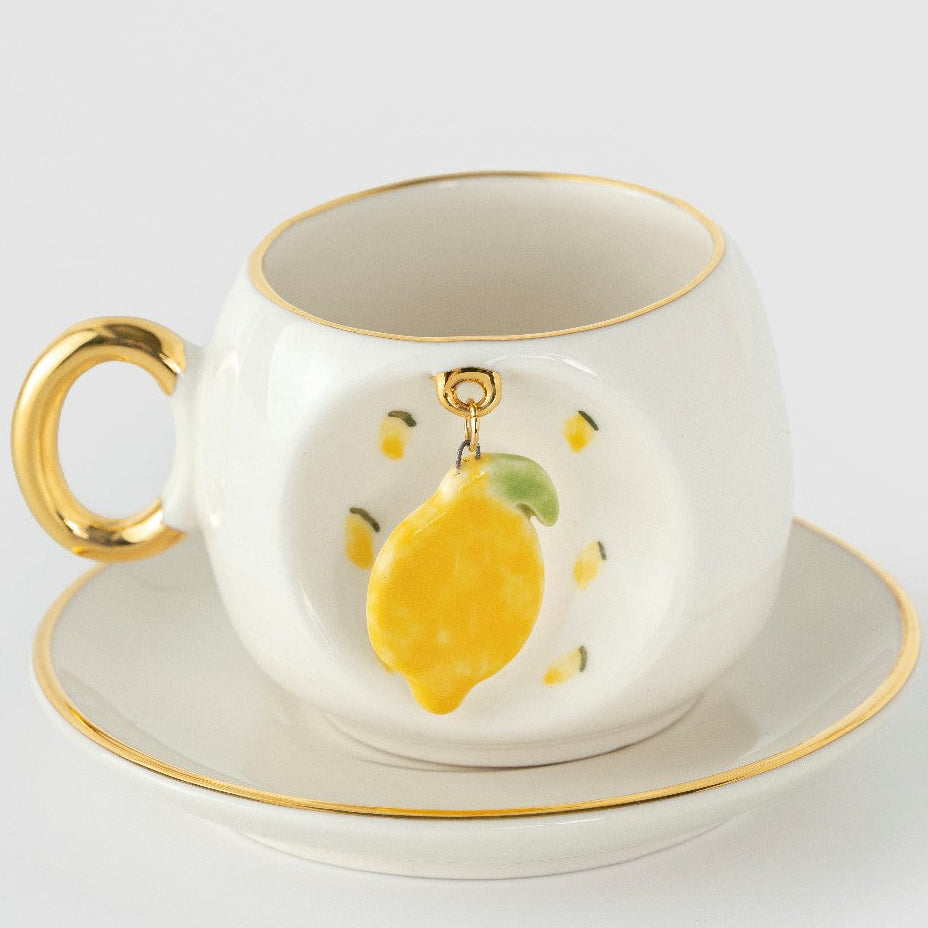 Limonlu Kahve Fincanı