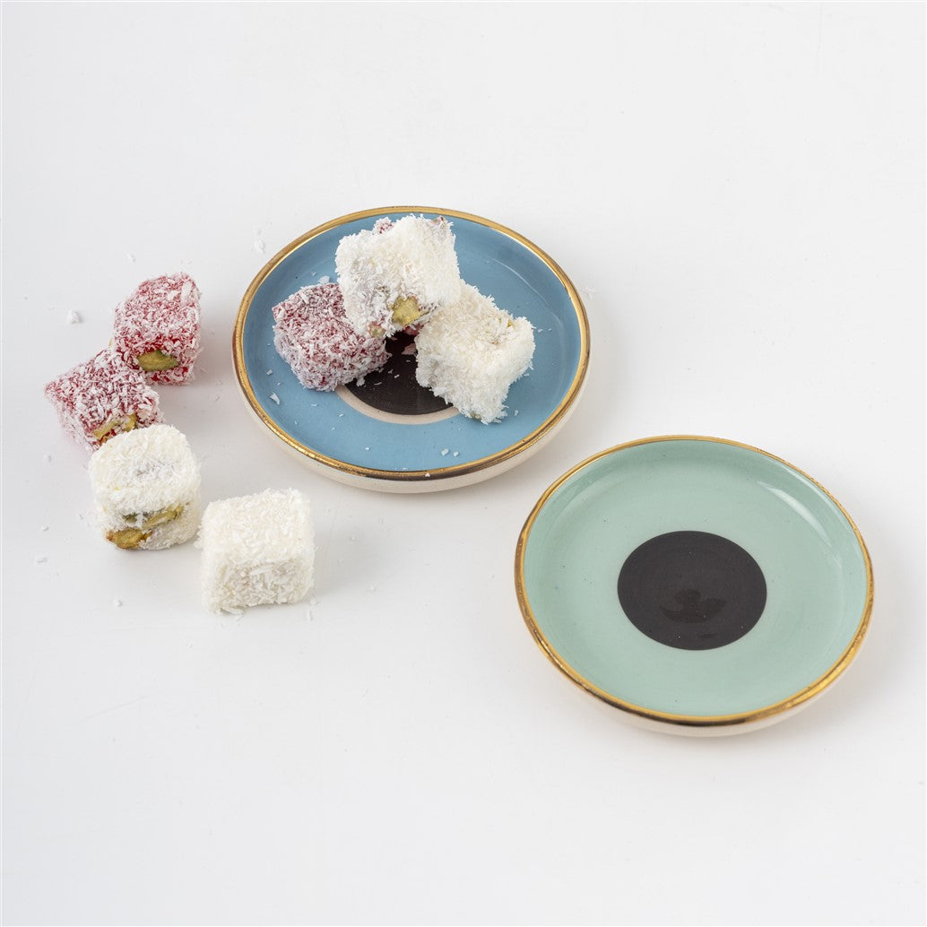 Kahve Yanı Porselen Lokumluk