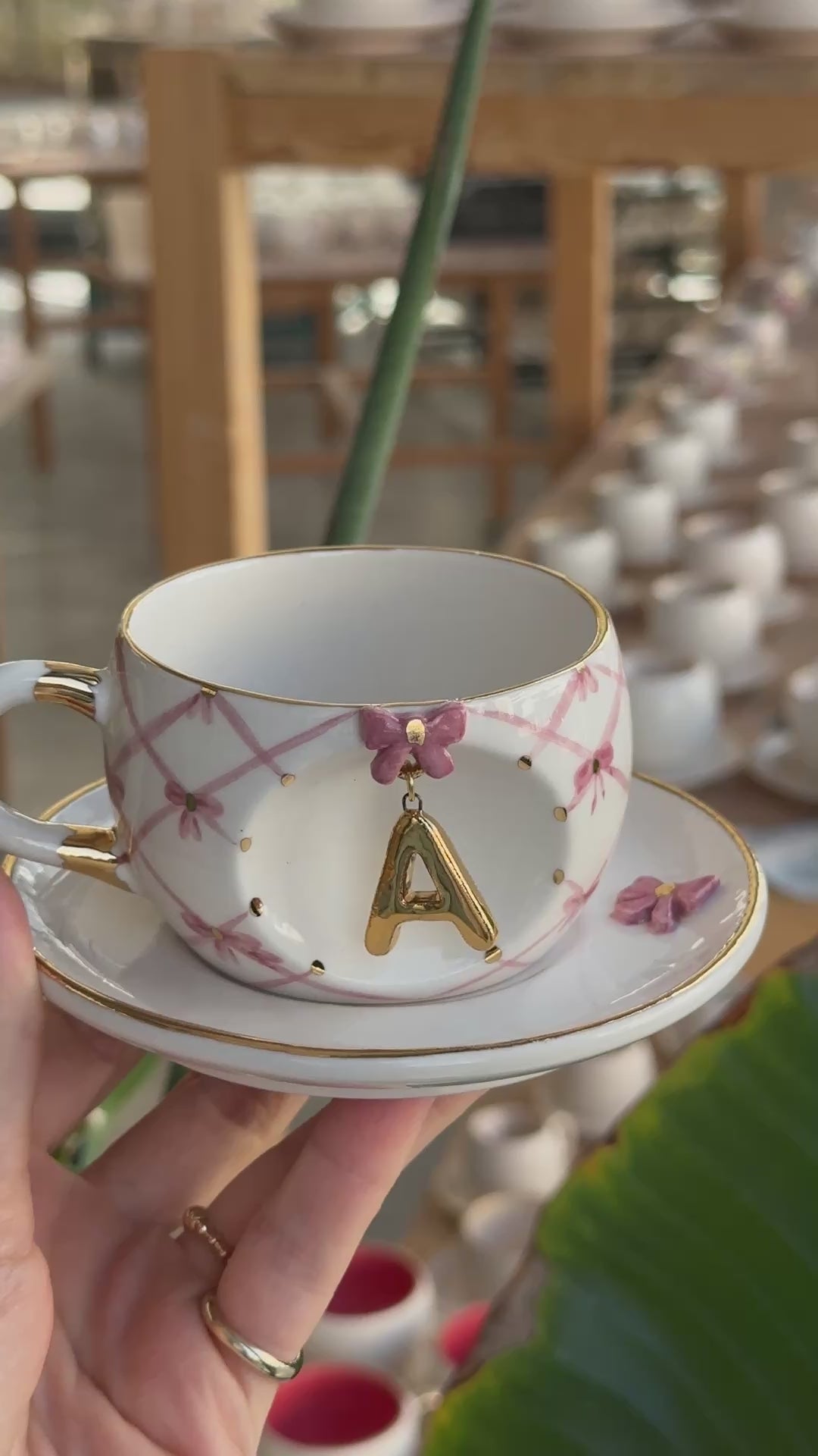 Fiyonklu Çay Fincanı