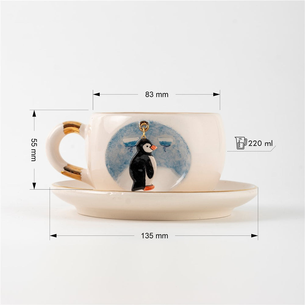İmparator Penguen Çay Fincanı