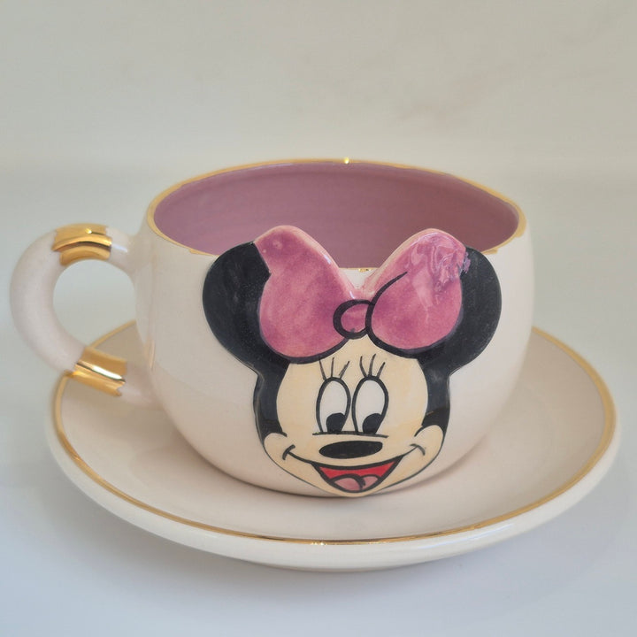 Minnie Mouse Çay Fincanı Pembe