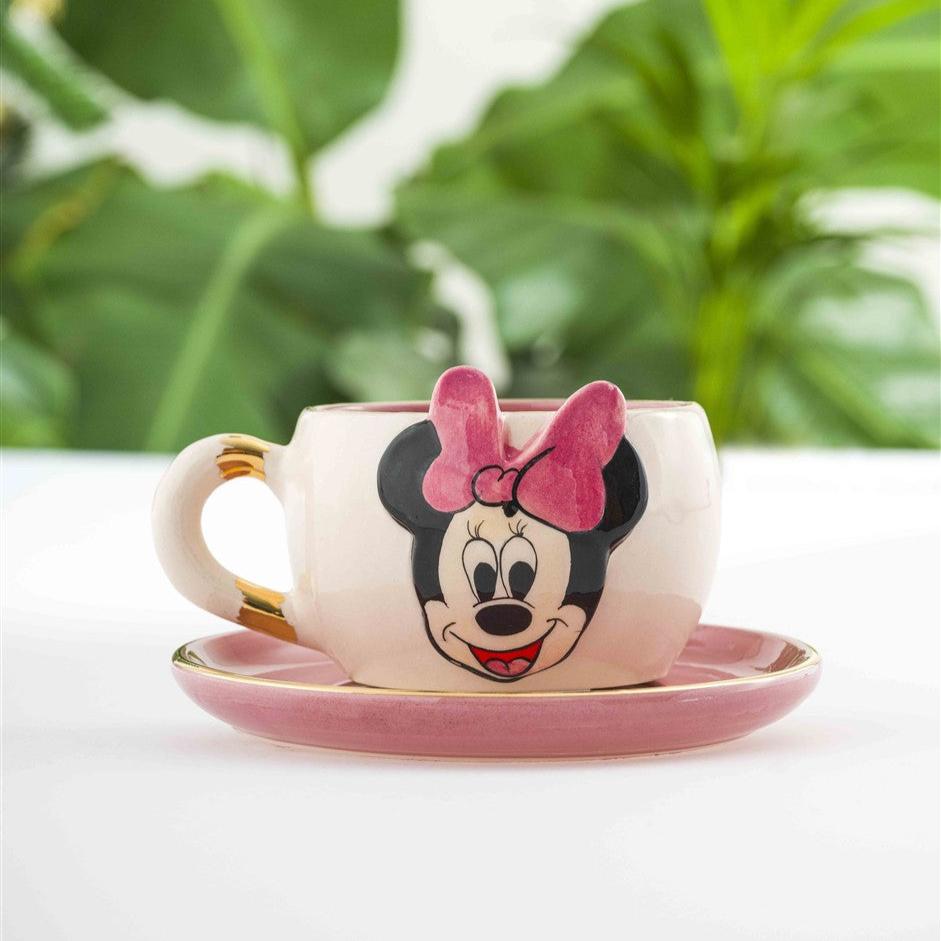 Minnie Mouse Pembe Çay Fincanı