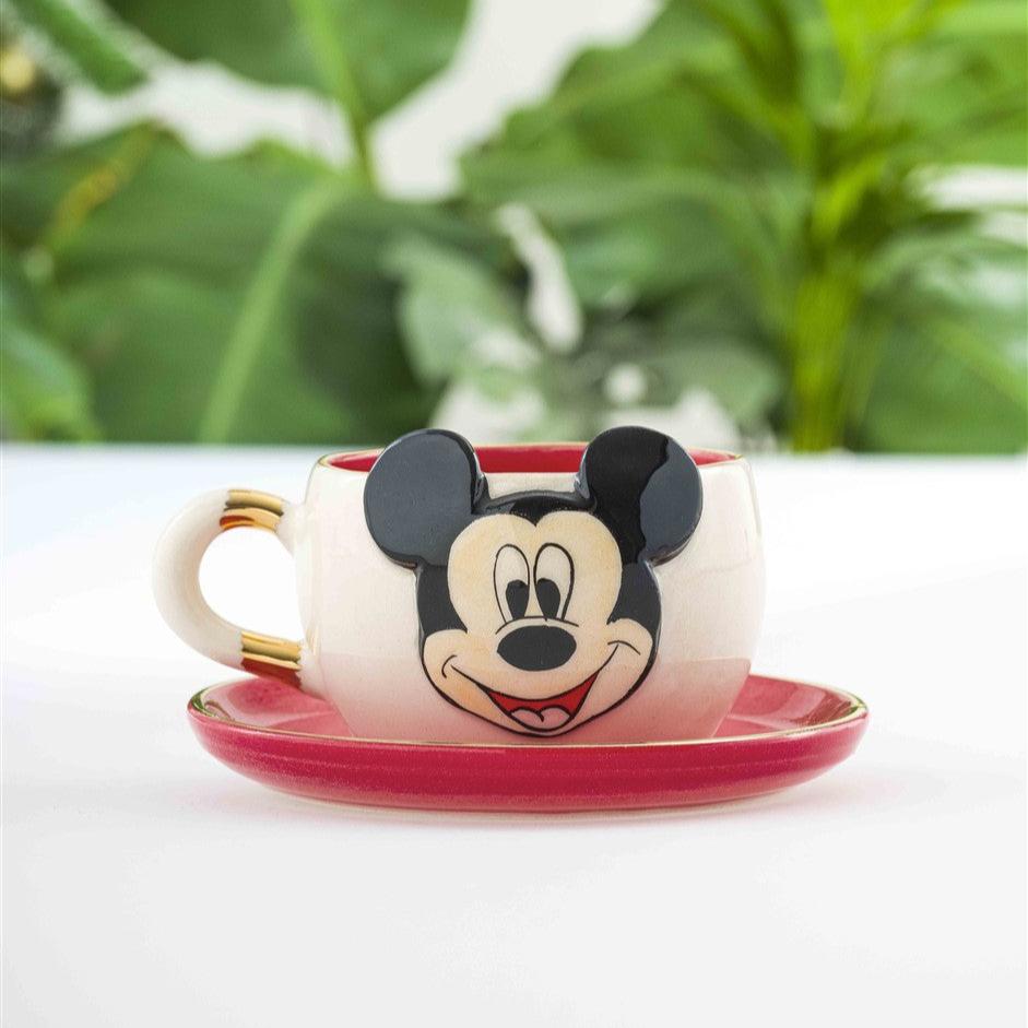 Mickey Mouse Çay Fincanı Kırmızı 