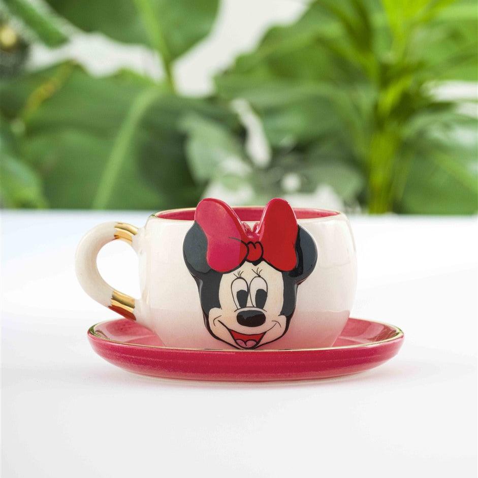 Minnie Mouse Kırmızı Çay Fincanı