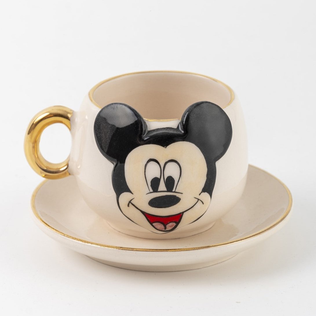 Mickey Mouse Beyaz Kahve Fincanı