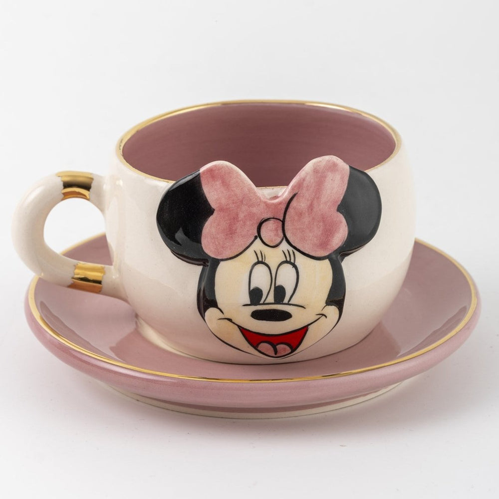 Minnie Mouse Pembe Çay Fincanı