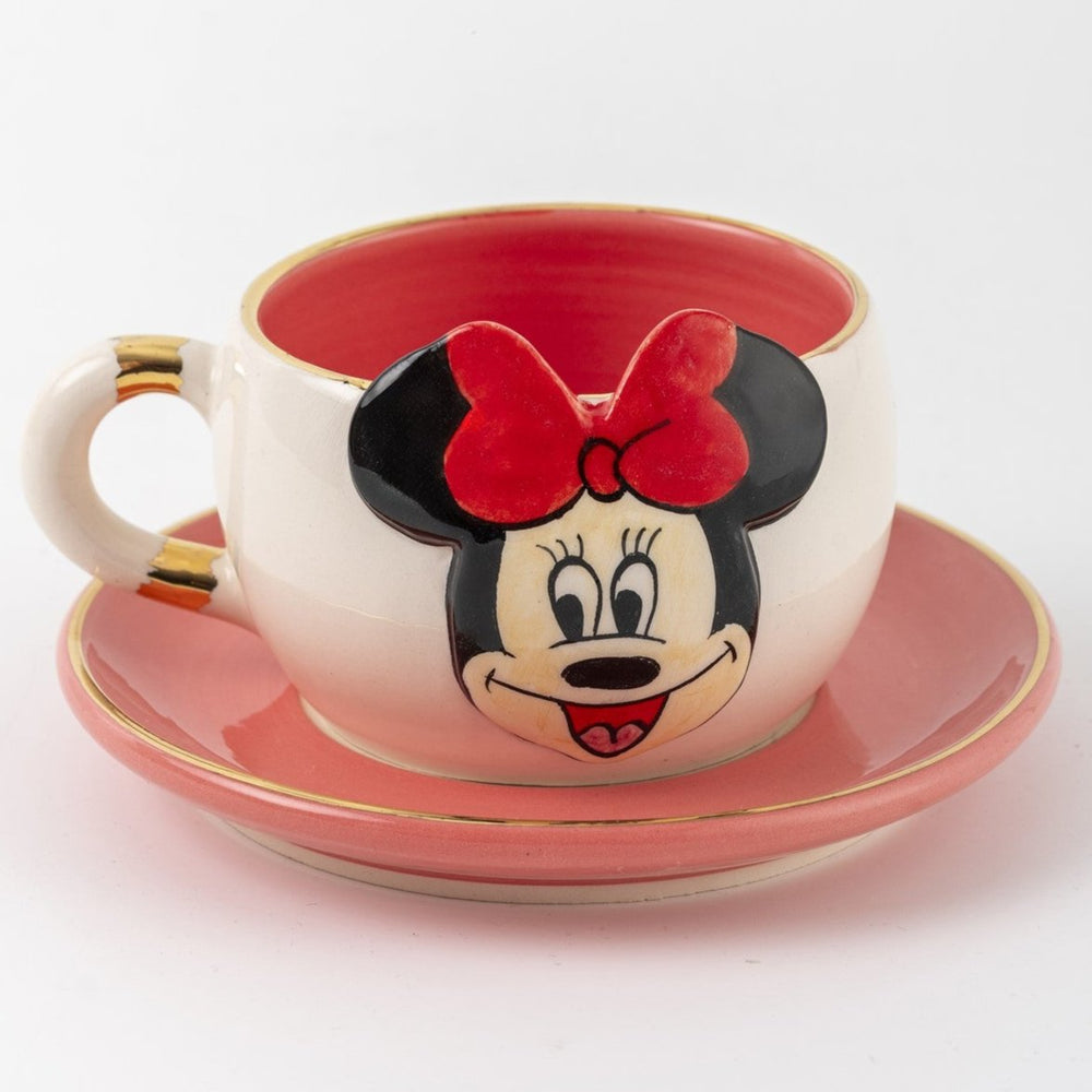 Minnie Mouse Kırmızı Çay Fincanı