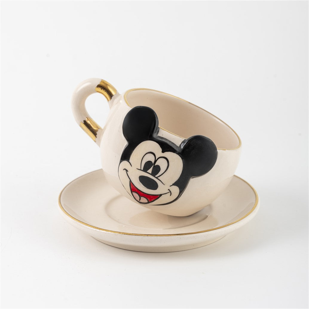 Mickey Mouse Beyaz Çay Fincanı