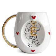 CARRY MY LOVE Harfli Porselen Kupa