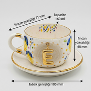 Limon Harfli Çay Fincanı