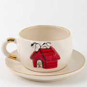 Snoopy Seramik/Porselen Çay Fincanı Kulubeli