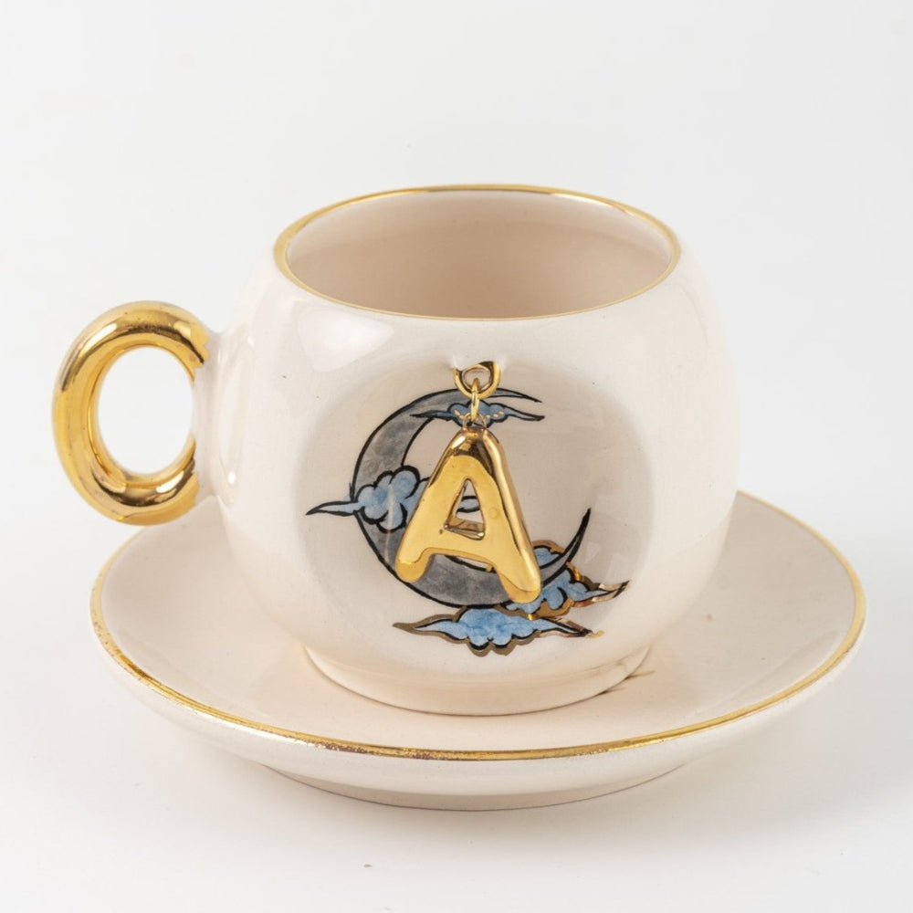 harfli kahve fincanı