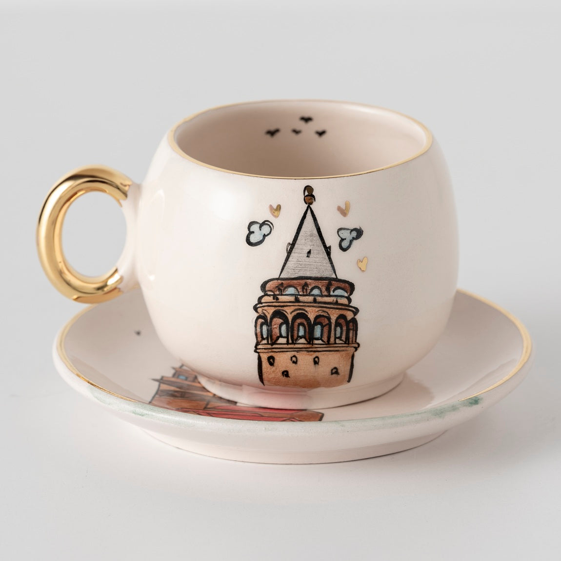 İstanbul temalı kahve fincanı