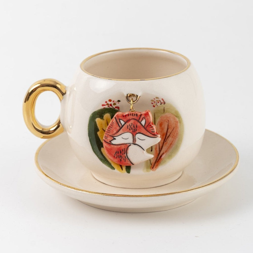 Kızıl Tilki Kahve Fincanı 