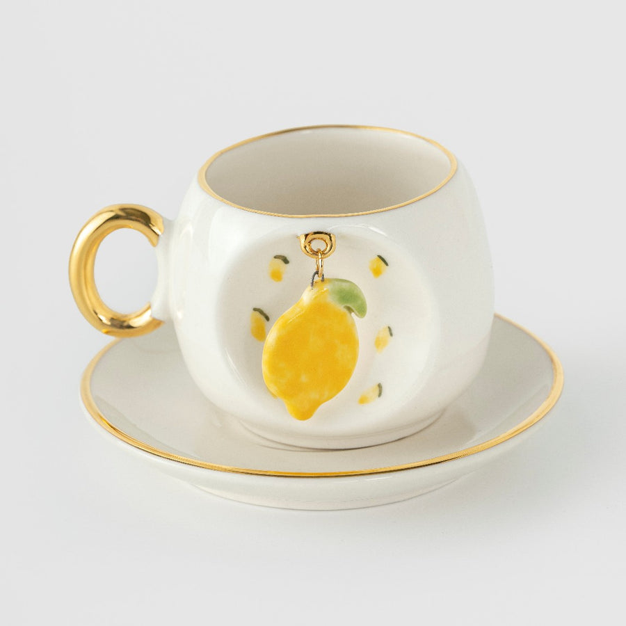 Limonlu Kahve Fincanı