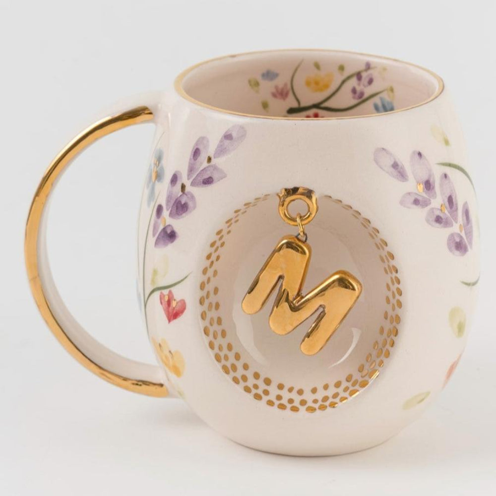 porselen harfli bahar dalı kupa